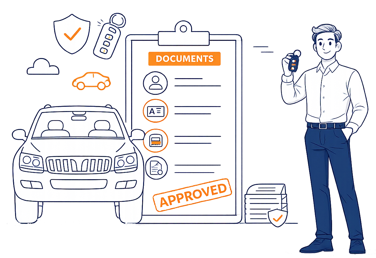 Car Finance Illustration