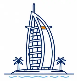 Dubai UAE flag